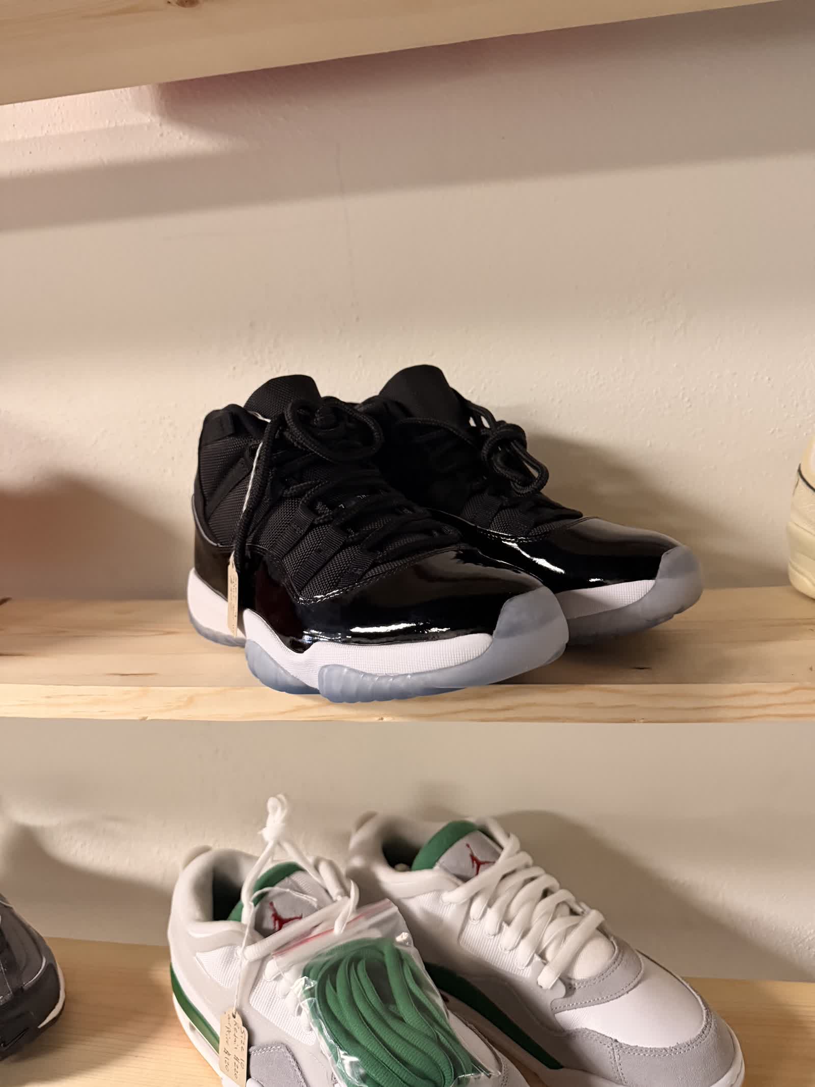 Space Jam Jordan 11s on the shelf at Nine99